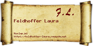 Feldhoffer Laura névjegykártya