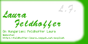 laura feldhoffer business card